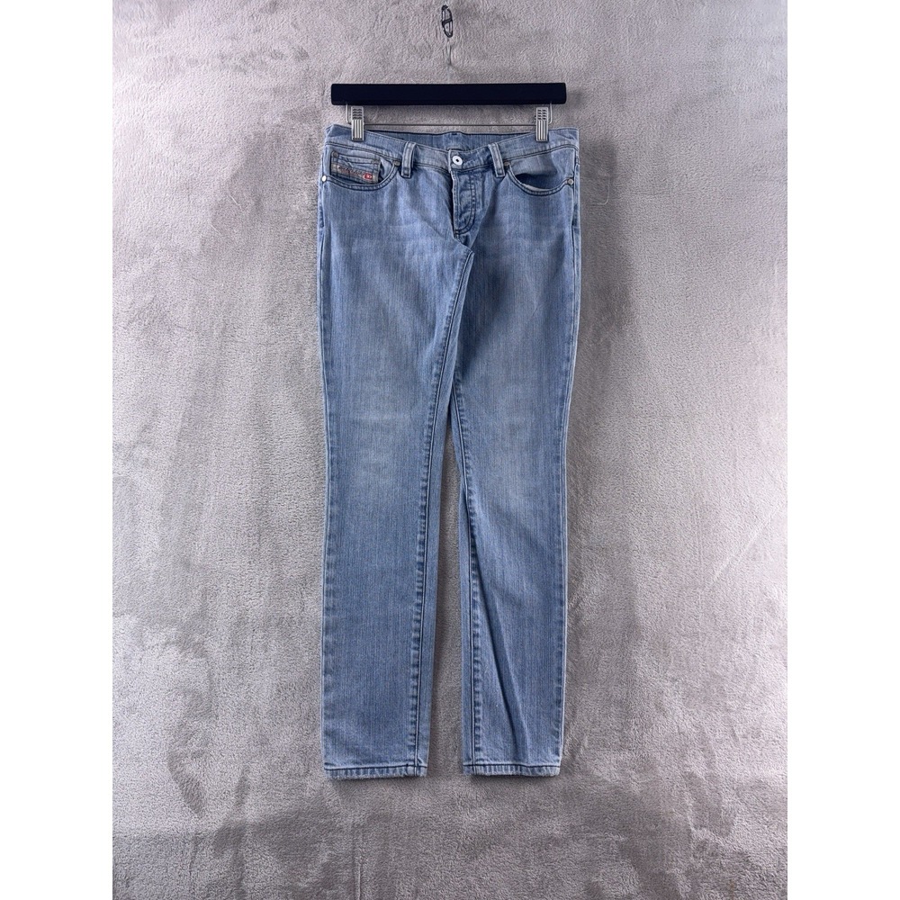Diesel Jeans Womens Size 8‎ Blue Wash Slim Straight Denim Low Rise Casual Y2K